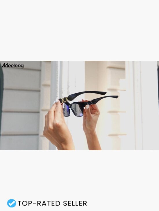 Vintage Oversized Square Sunglasses UV400 Protection Polarized Lens Retro Frame main image 7